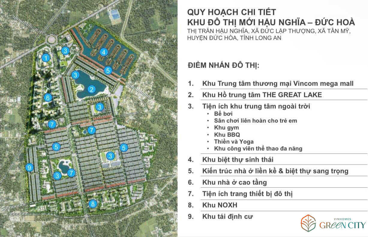 Mặt bằng dự án Vinhomes Green City